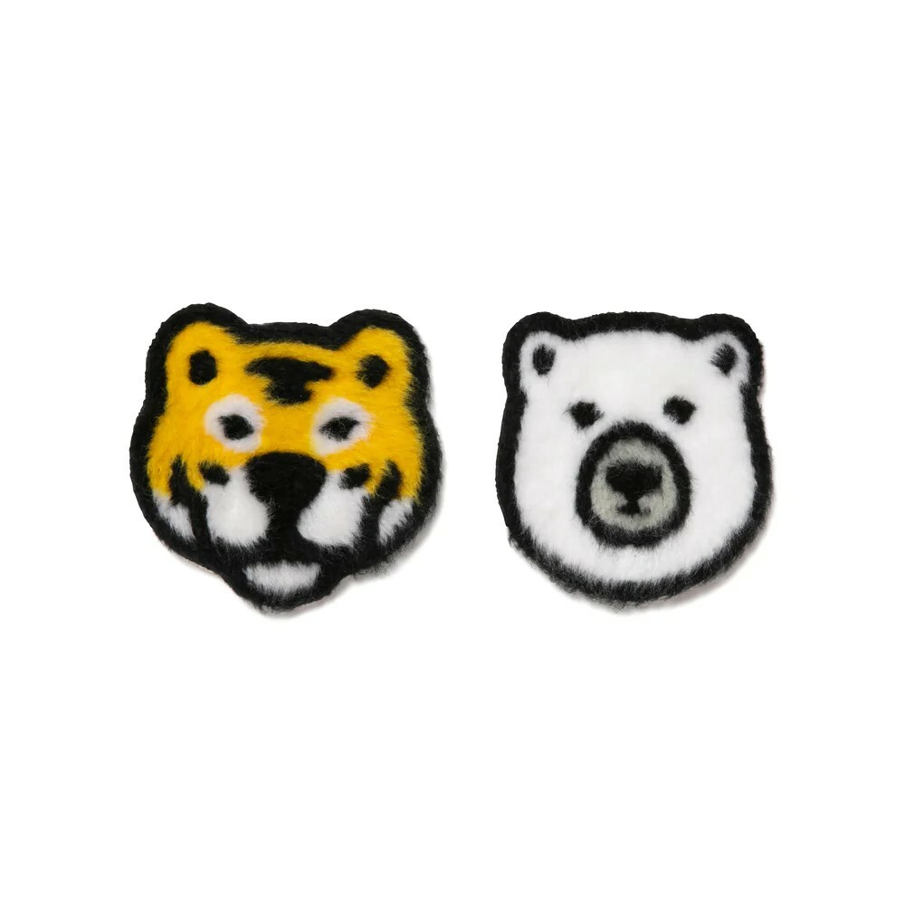 HUMAN MADE COASTER #1 絨毛 杯墊 老虎 北極熊 圖案