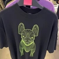 [S] LIFEWORK BIG LADOG SHORT SLEEVE T-SHIRT,DEEP BLACK, LW215TS99044 (SLW133)