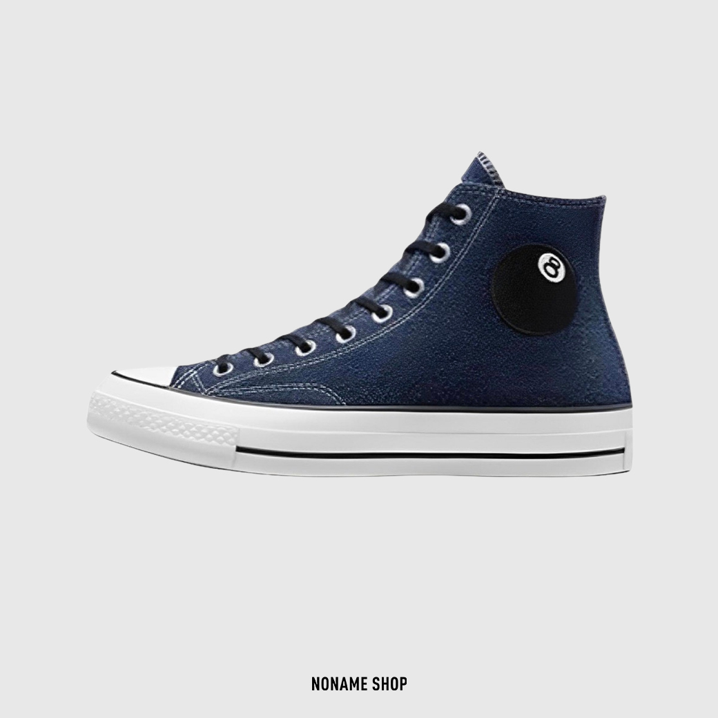 CONVERSE X Stüssy Chuck 70 Hi 8號黑球 1970 聯名款 (男款)