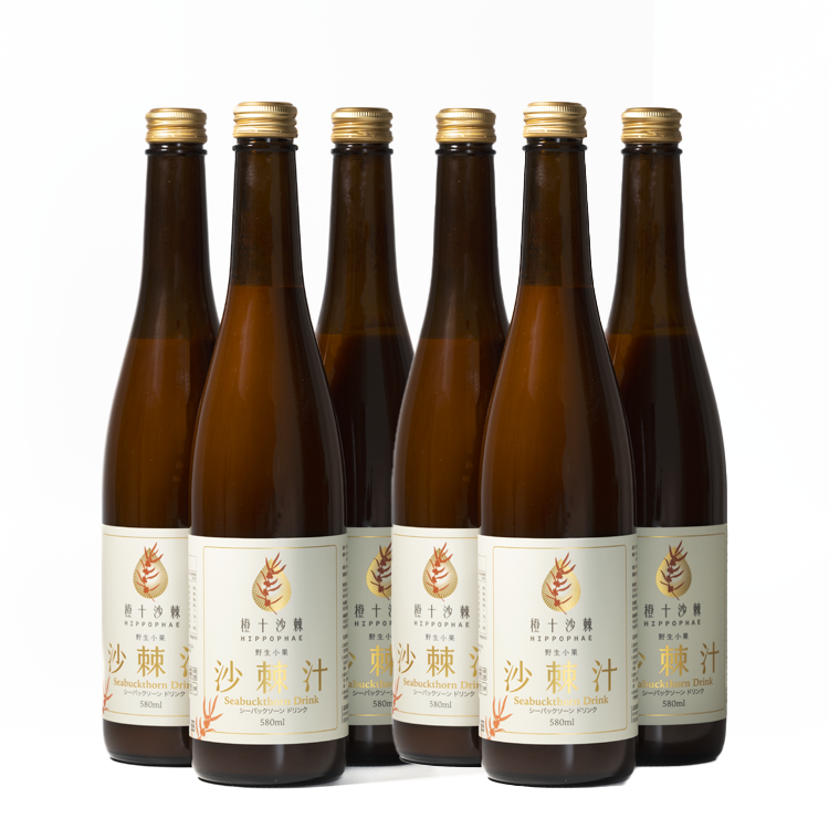 野生小果沙棘汁．經濟家庭號【580ml】x6