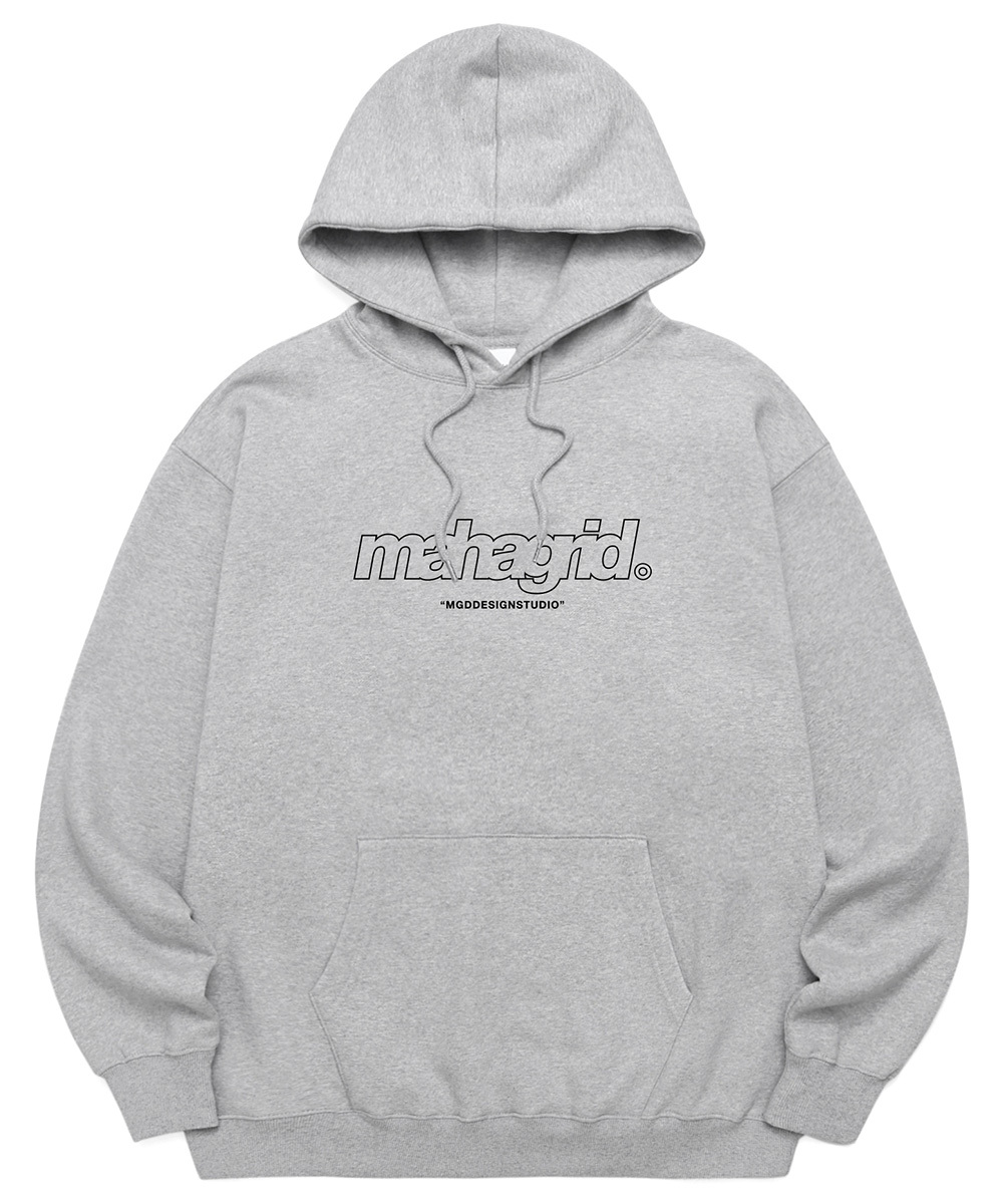 【mahagrid】 MGD OVAL LOGO HOODIE