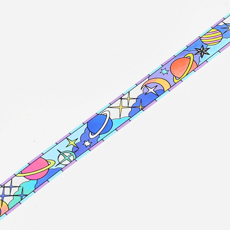 星空飛行 花窗玻璃系列 PET透明膠帶｜日本BGM