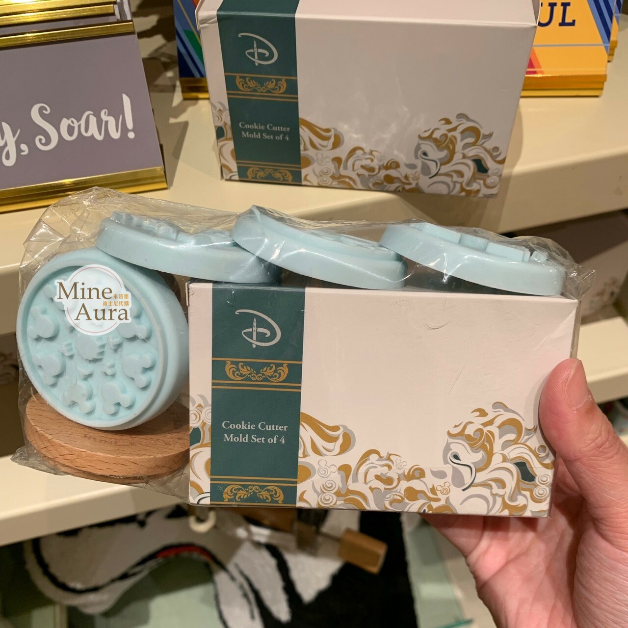 (特價現貨) 奇妙夢想城堡 米奇 Mickey 餅乾 模具組 壓模章組 -香港迪士尼樂園