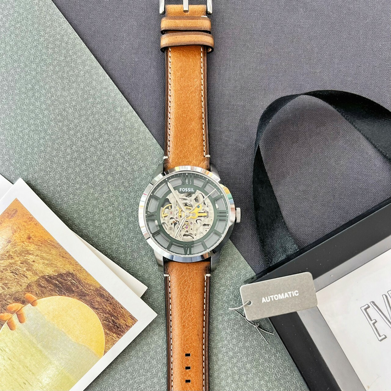 【Fossil】Townsman 爵士鏤空機械錶 ME3234 44mm 現代鐘錶