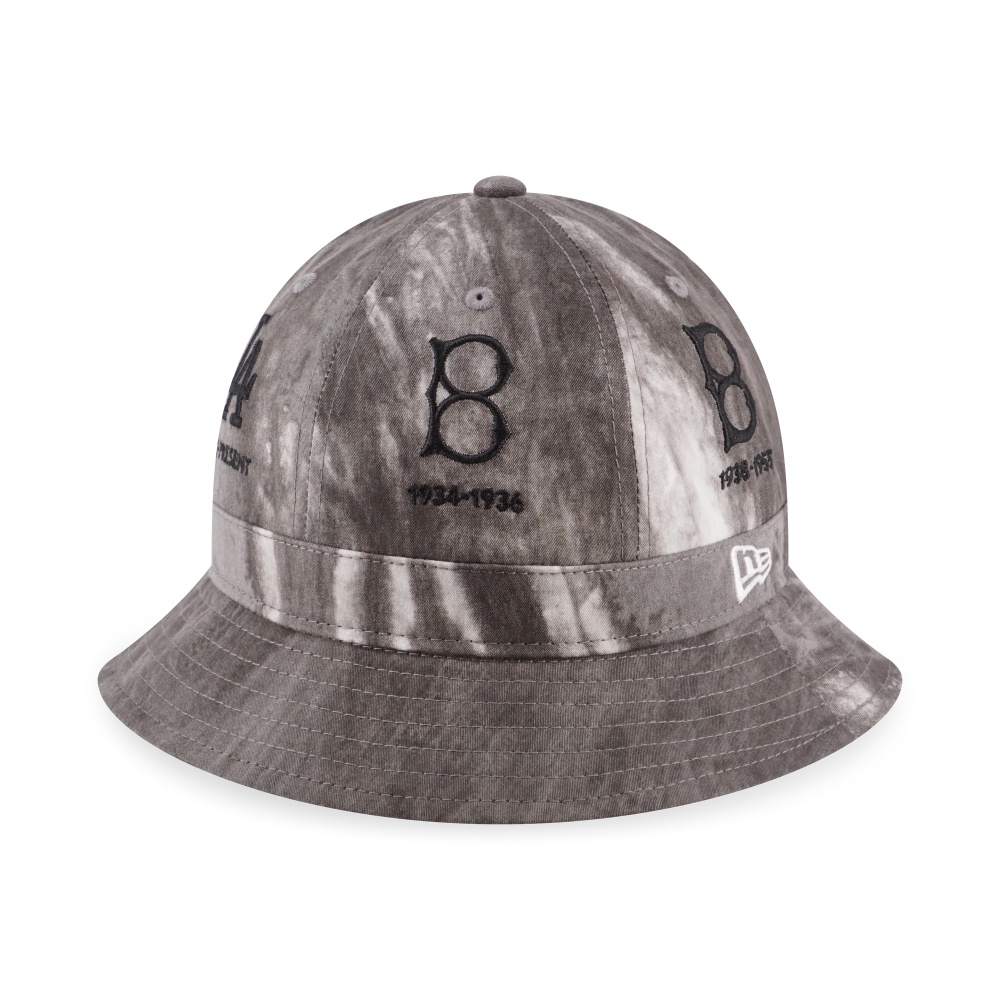 NEW ERA 鐘型帽 洛杉磯道奇札染 黑