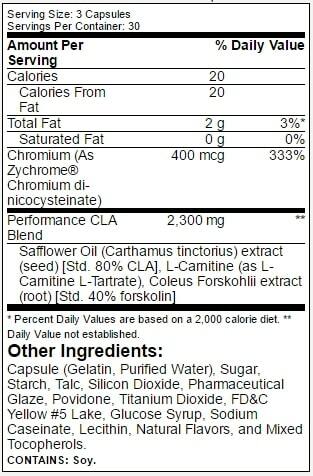 Performix - CLA (長效減肥, 維持健康血糖水平)