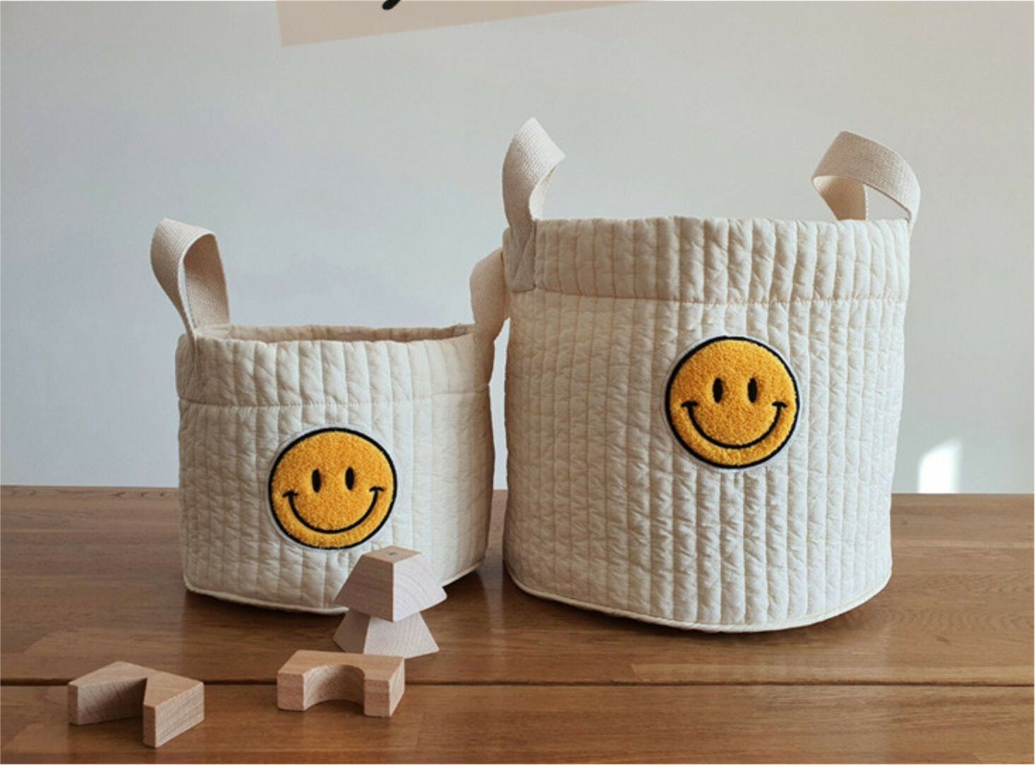 超好用刺繡笑臉尿布收納袋