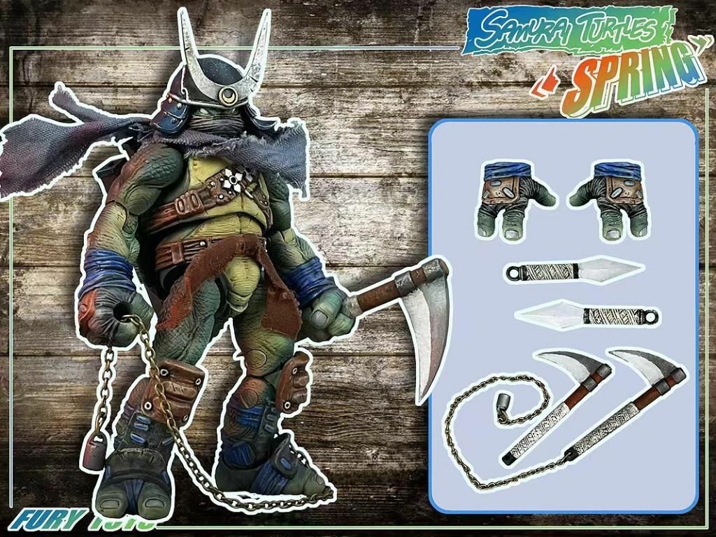 Fury Toys 1/12 Samurai Turtles Spring/Leo