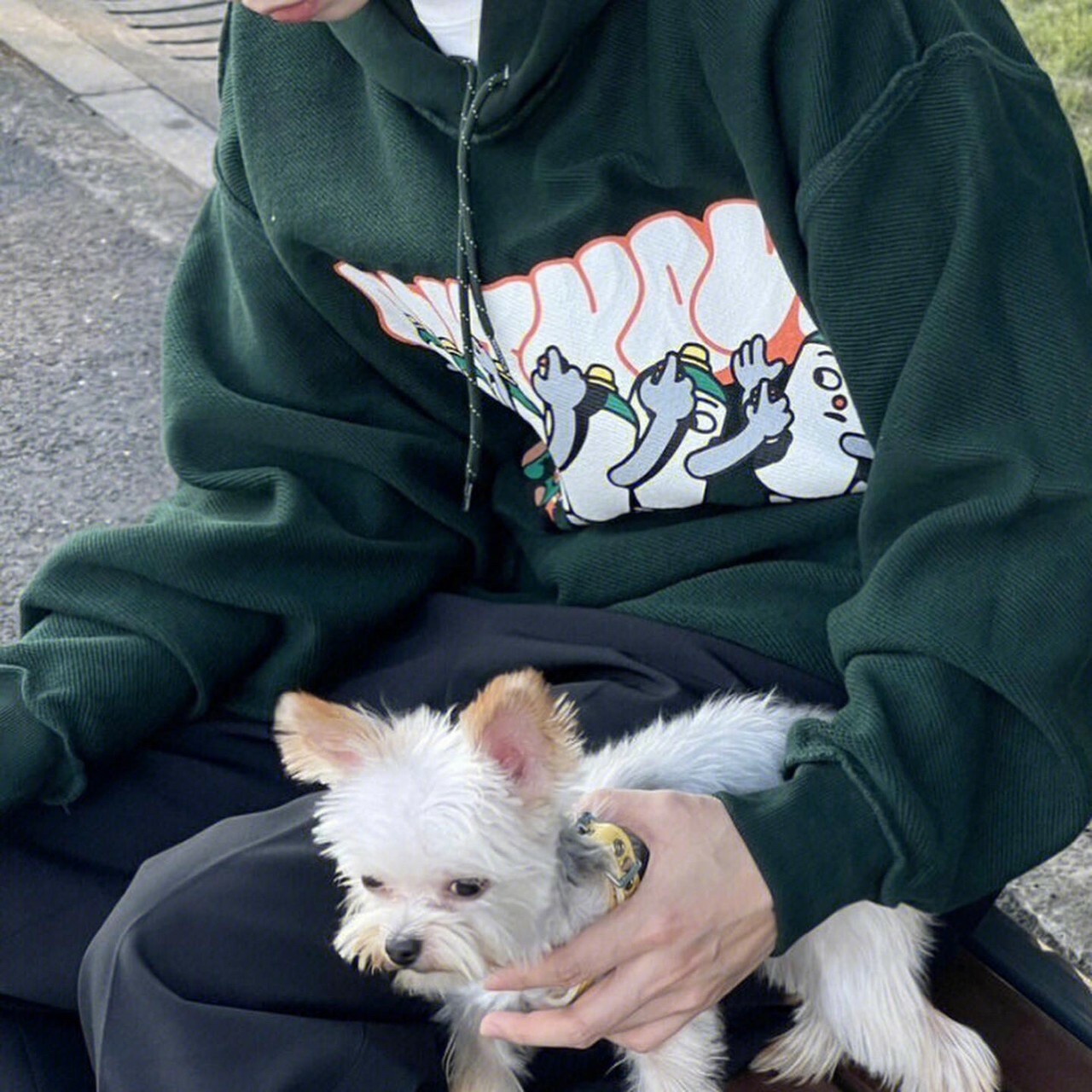 NAUTICA 2WAY 塗鴉風 帽T 雙面 灰色 深藍色 綠色 / 現貨