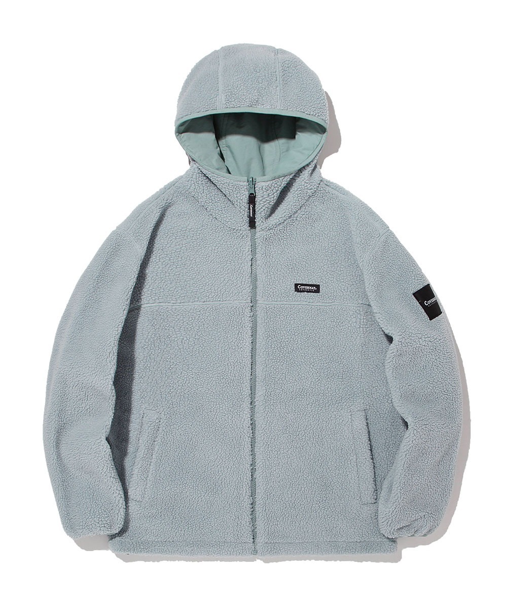 COVERNAT 雙面 絨保暖外套 夾克 鼠尾草灰 Nov