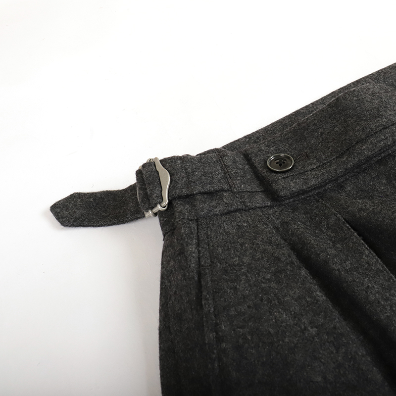 SAYATOMO 2-Tack Flannel Cargo Pants Grey