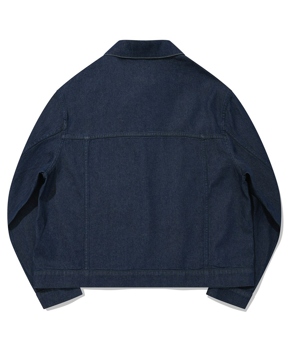 COVERNAT 縫線牛仔外套 夾克 藍色