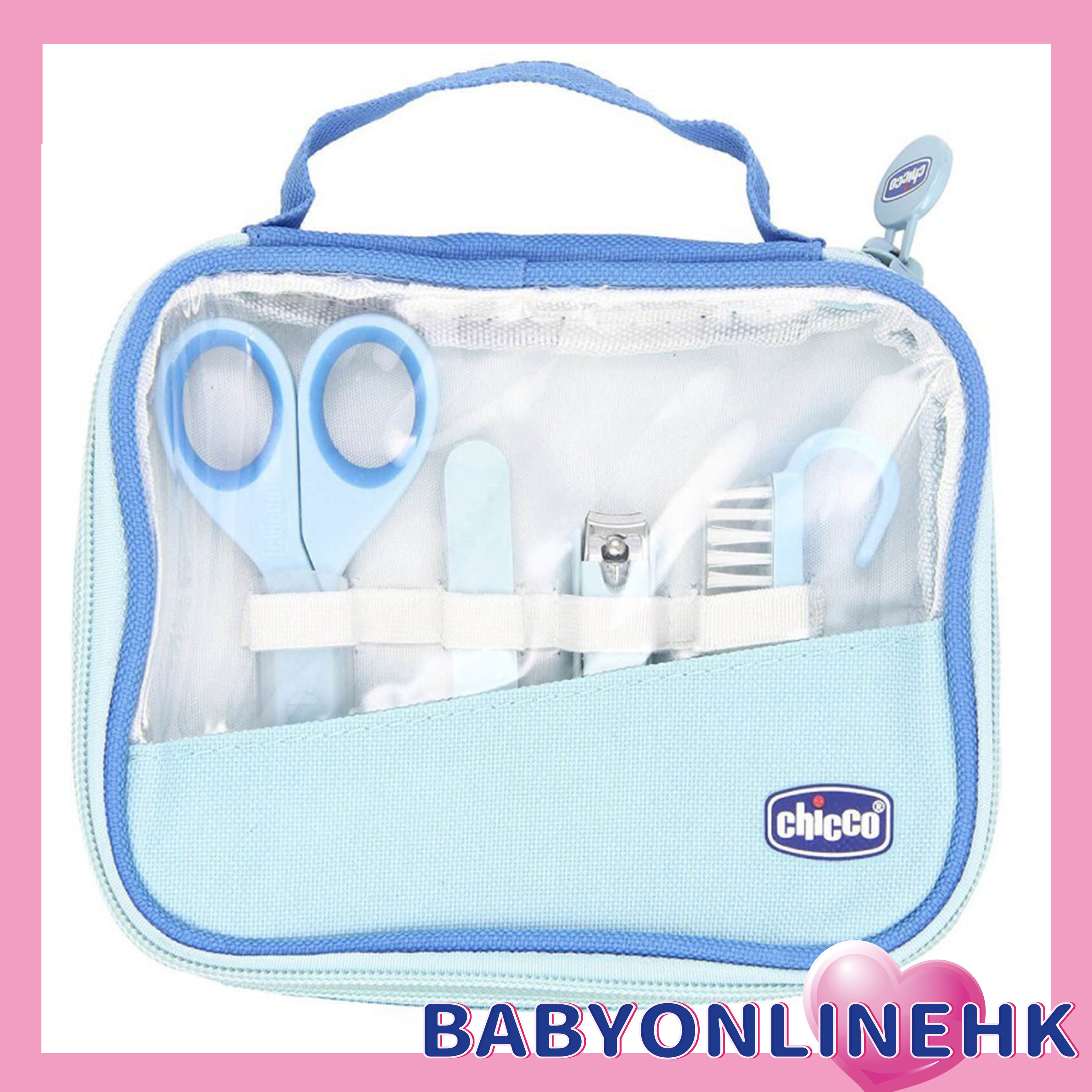 Chicco 指甲護理套裝-Happy Hands 照顧寶寶的手和指甲的所有必需品。(此為平行進口產品)