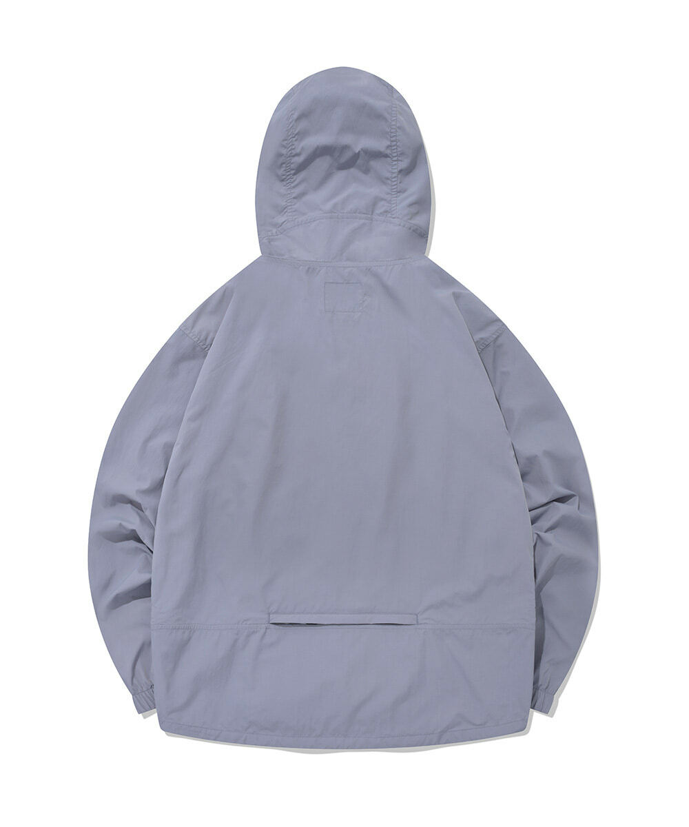 COVERNAT 可收納 風衣 外套 夾克 薰衣草色