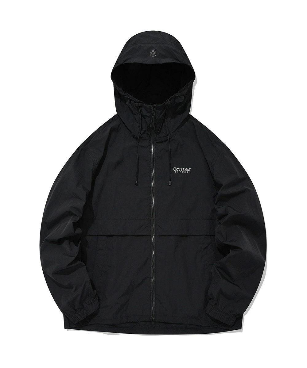 COVERNAT 可收納 風衣 外套 夾克 黑色