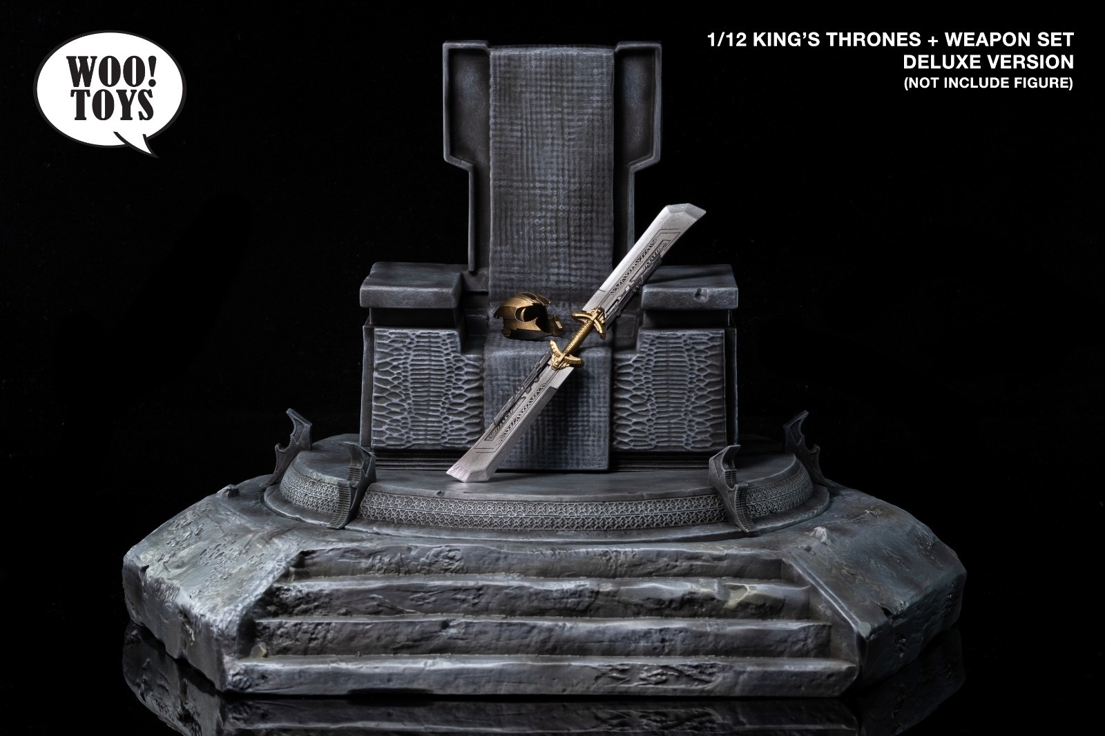 Woo Toys : 1/12 皇座+武器 套裝 (豪華版)