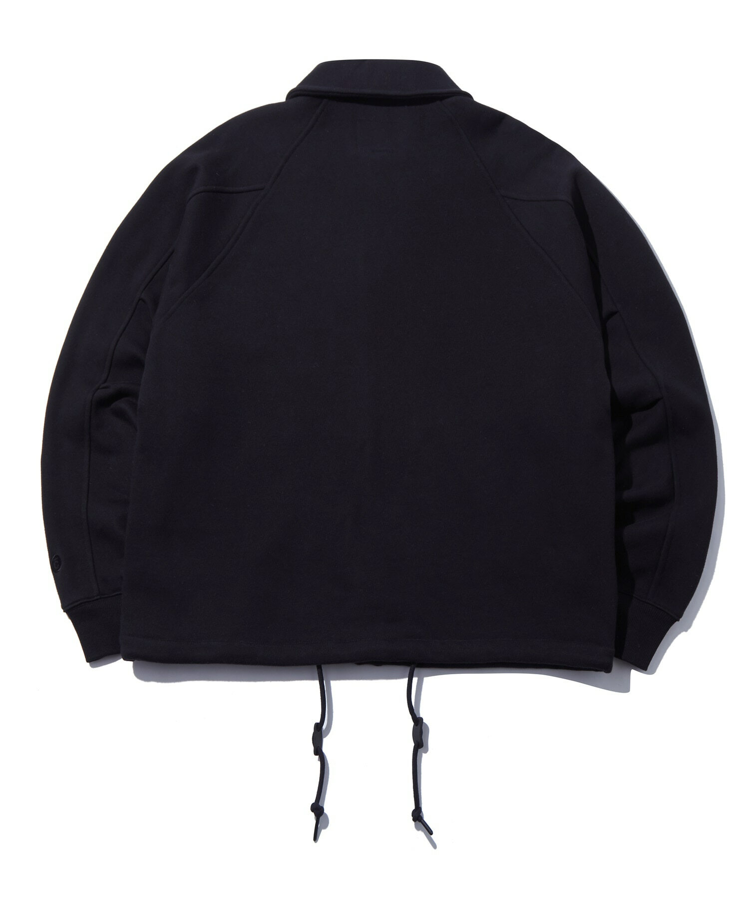 COVERNAT 舒適 微領 夾克外套 黑色