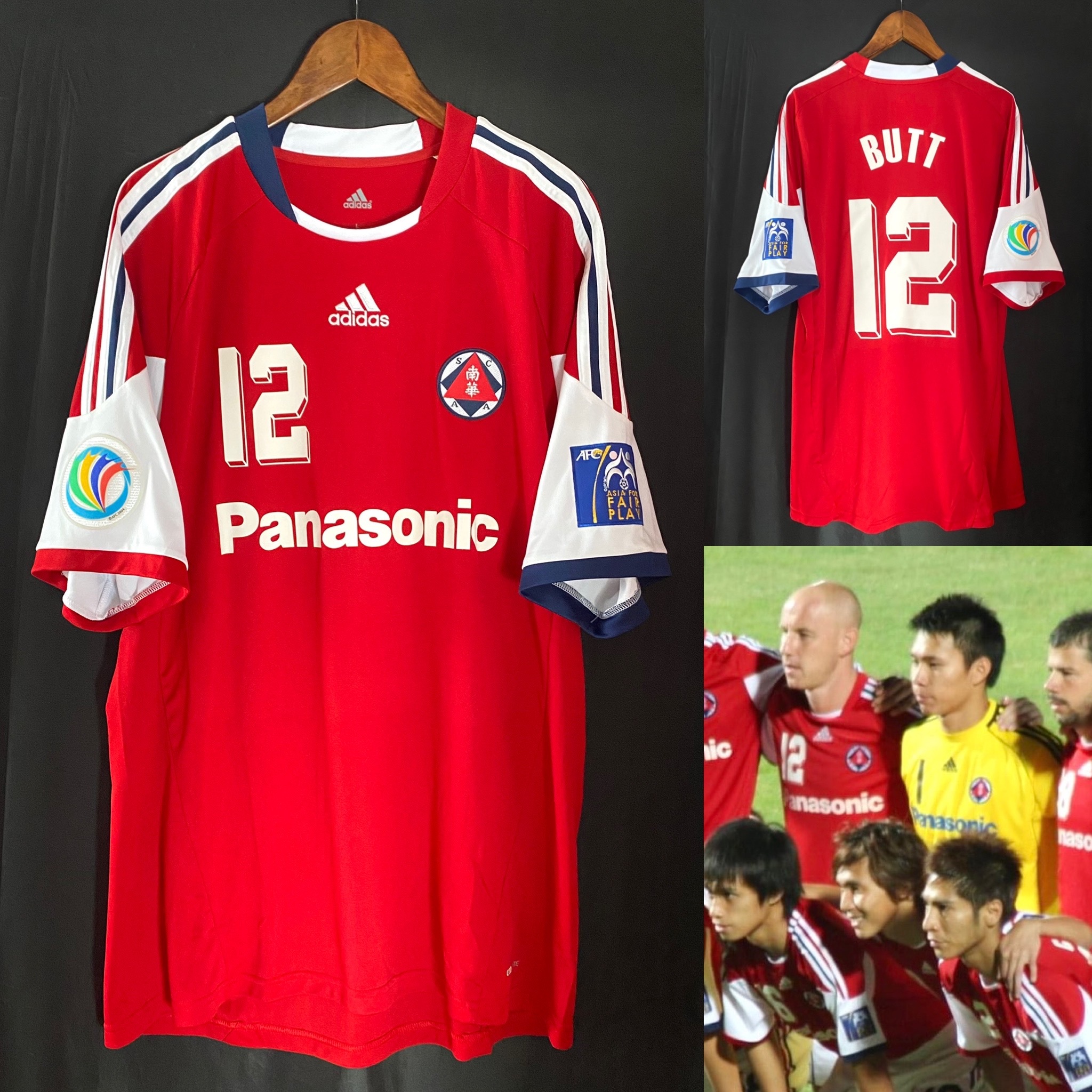 South China Football Team 2011 AFC Cup Adidas Hone shirt #12 BUTT