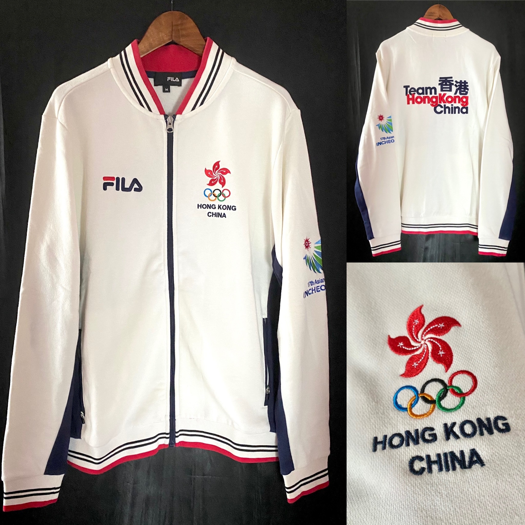 Hong Kong Team FILA Asian games athletes game used jack