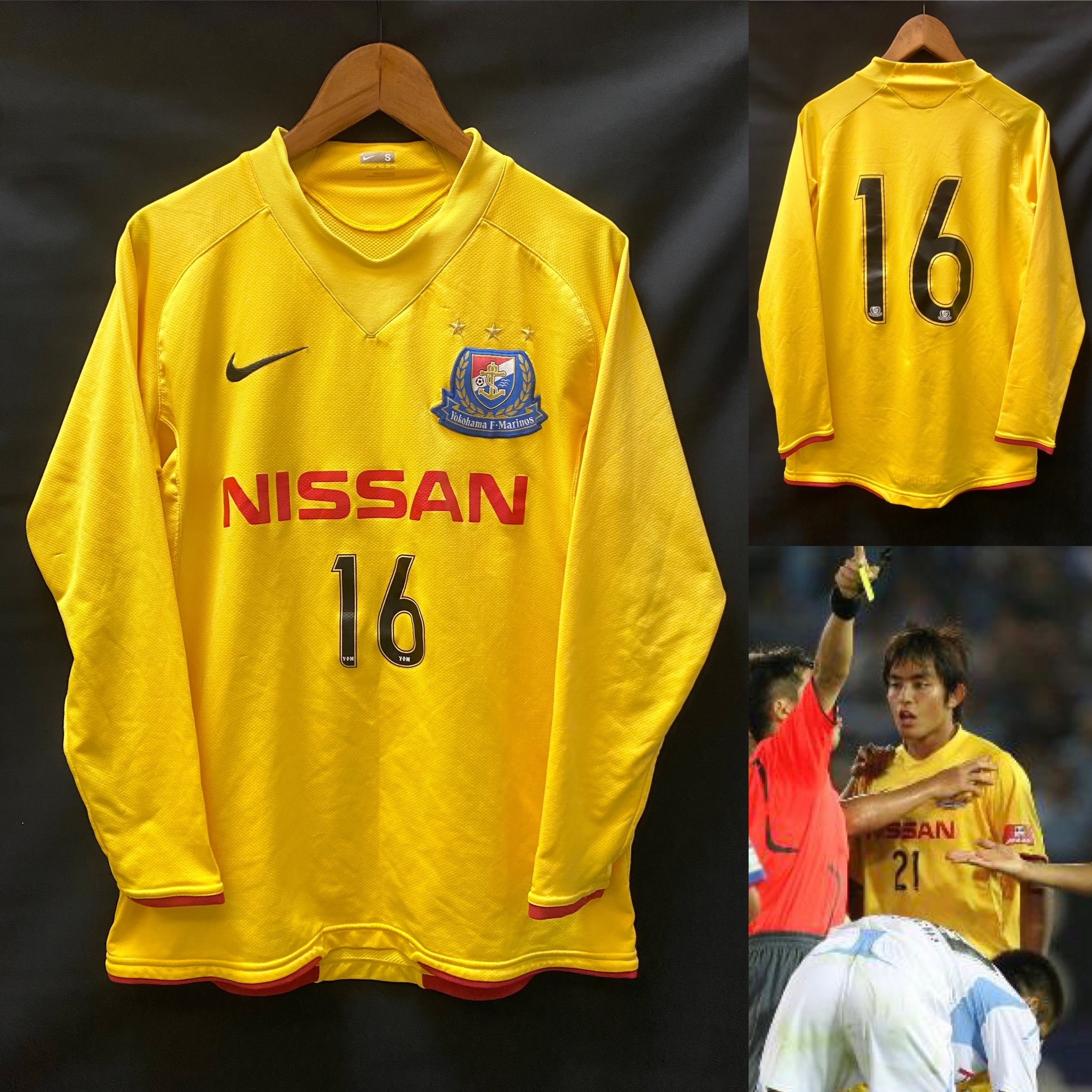 (落場版) 橫濱水手 2008-09 Nike 黃色龍門支給品