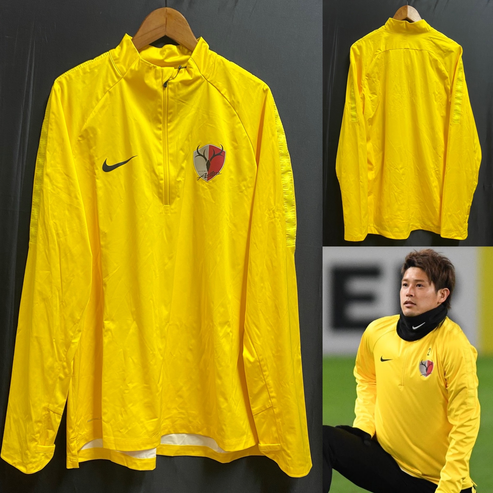 (支給品) 鹿島鹿角 2019 Nike 亞冠用 球員版 鯊魚皮 Training