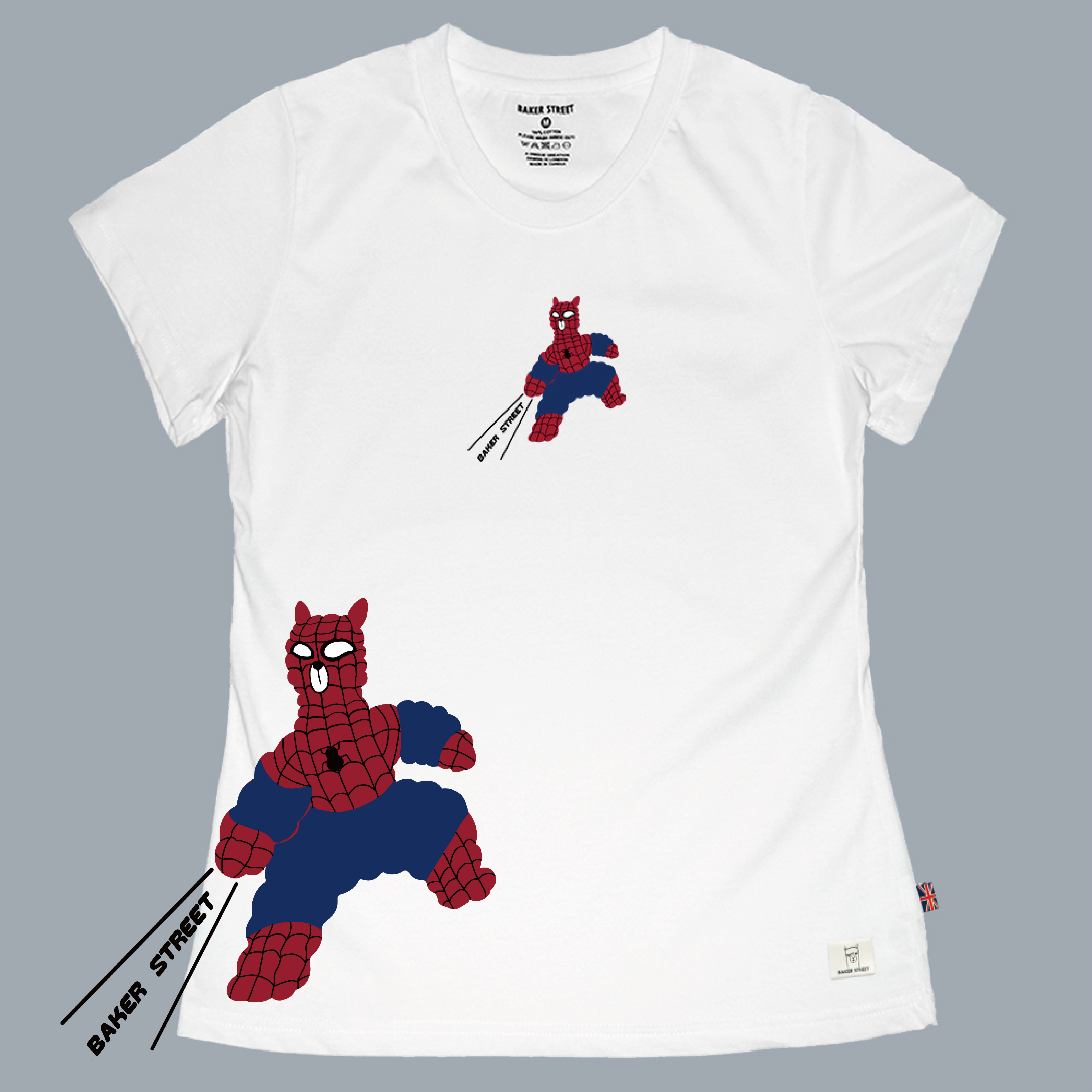 Spider-Alpaca 蜘蛛駝 女版短T