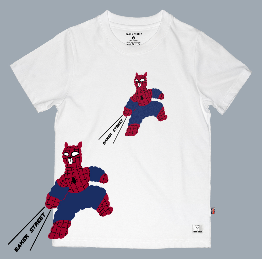 Spider-Alpaca 蜘蛛駝 童裝短T