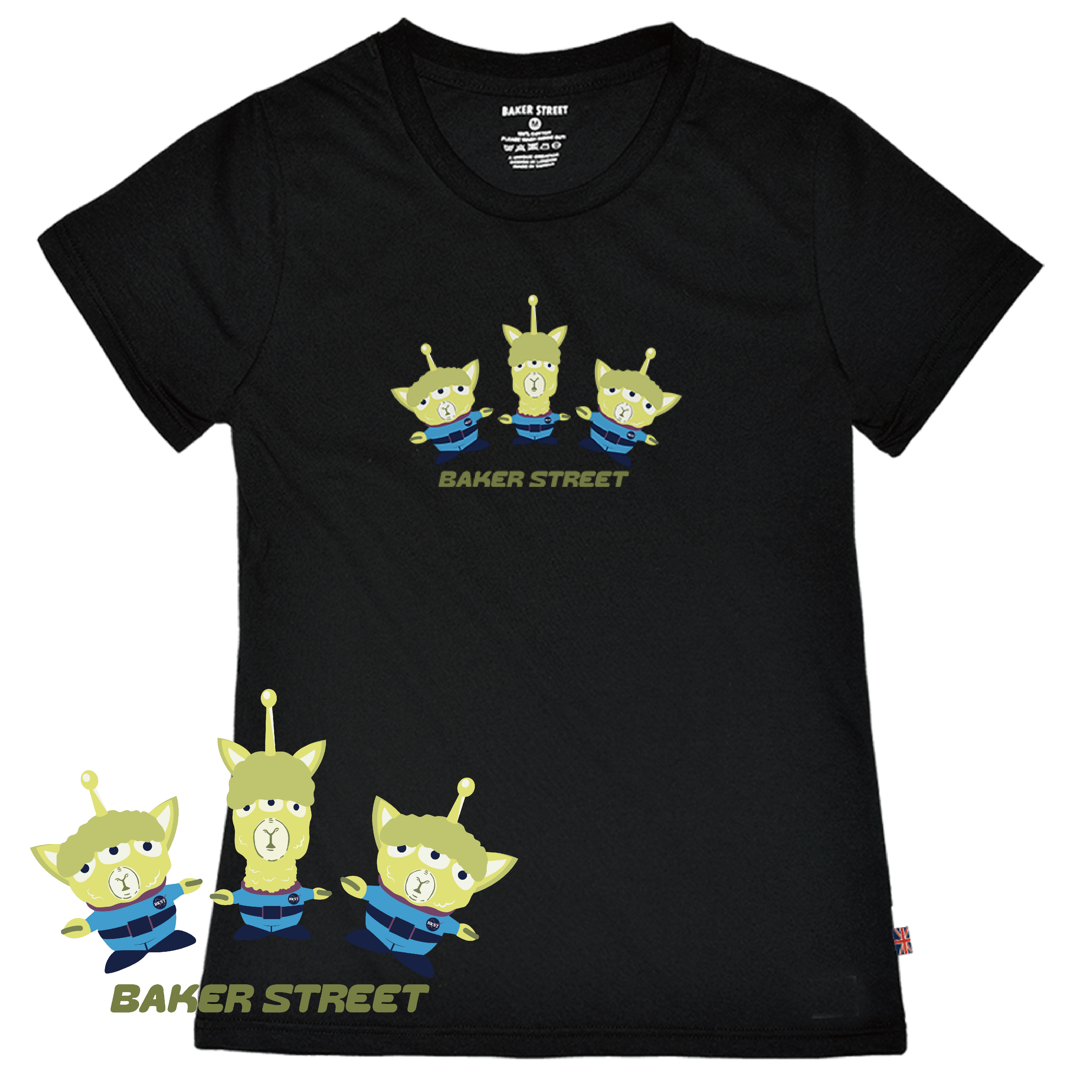 Three-Eyed Alpaca 三眼駝 女版短T