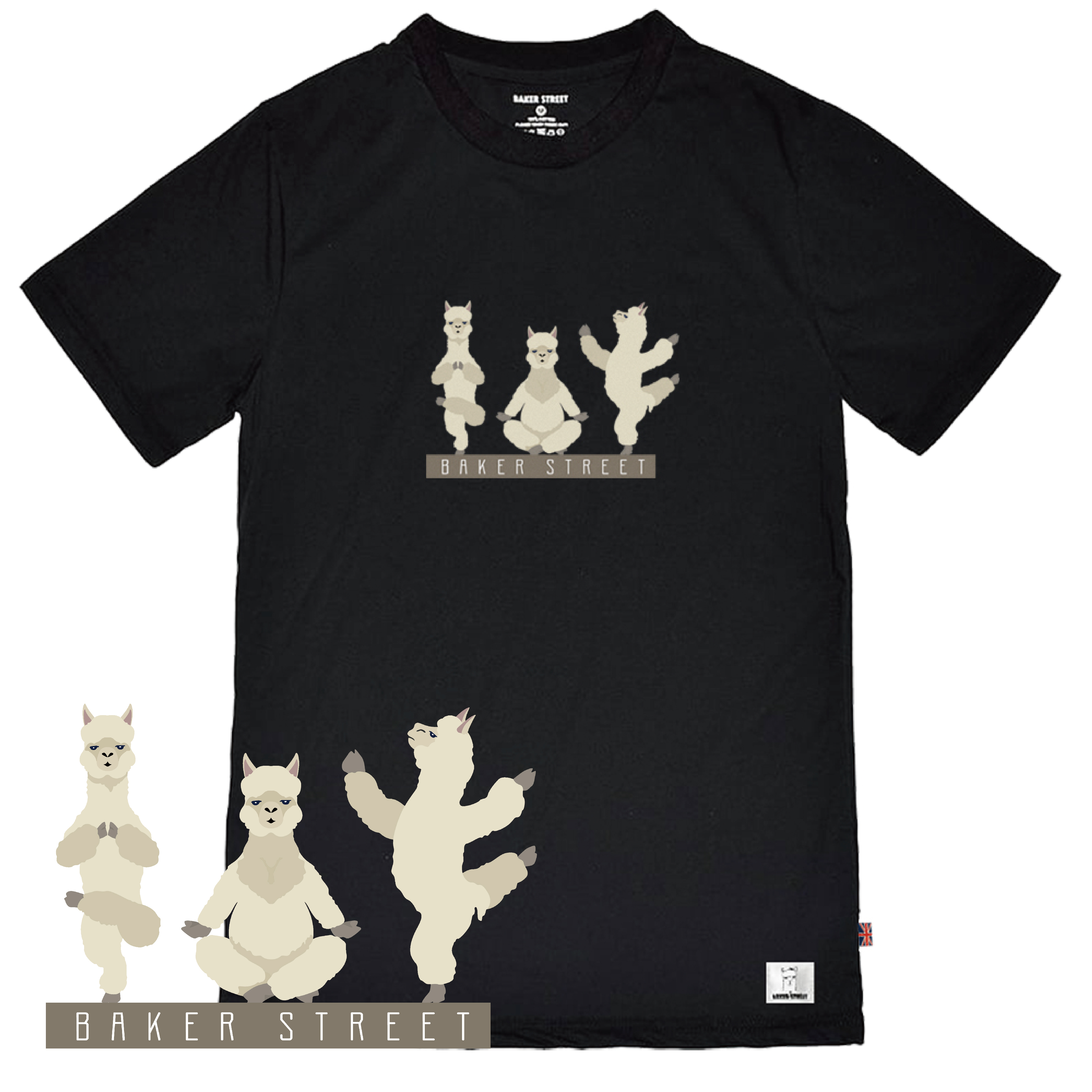 Yoga Alpaca 瑜珈駝 短T