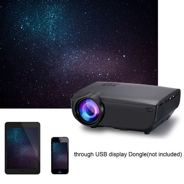 Japan JTSK High brightness 1080P mobile phone WiFi screen projector (P2677)