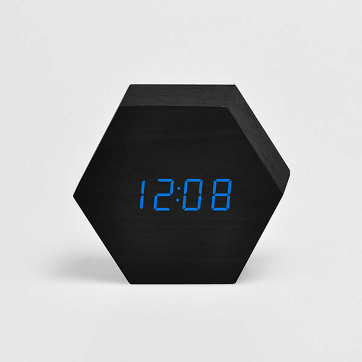 Japan JTSK LED voice control creative temperature mute electronic alarm clock USB charging clock (P2623)