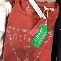 [S] GUESS CATHY TEE,DESERT RED, QBBI08K9TJ1-DESERT RED [FINAL SALE] (SGU220)