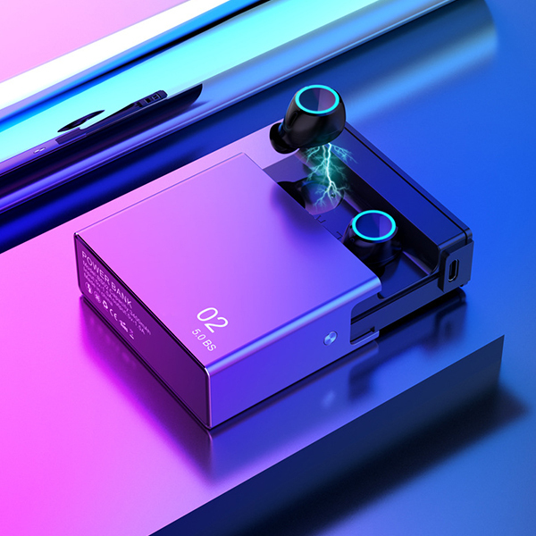 Japan JTSK touch waterproof TWS charging treasure 5.0 Bluetooth headset (P2458)