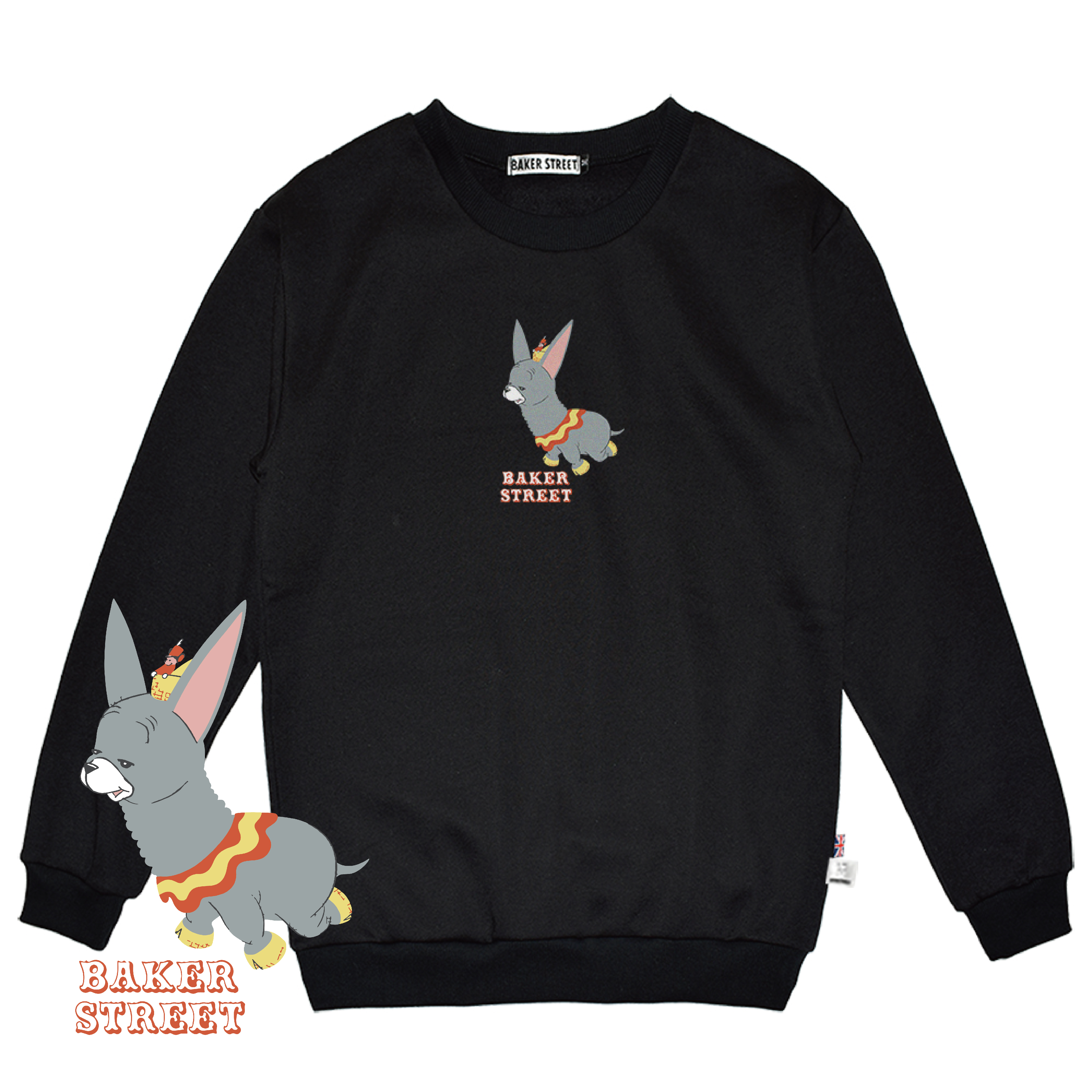 Dumbo Alpaca 小飛駝 高磅數長袖圓T