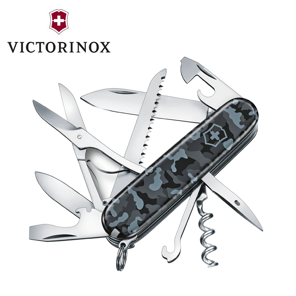 VICTORINOX 1.3713.942 Huntsman 15功能 海軍迷彩 瑞士刀/小型萬用刀 84V1.3713.942