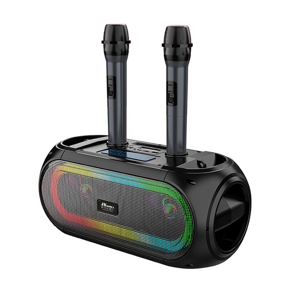 韓國JK 家用K歌無線麥藍牙音響喇叭 家庭KTV電視電腦K歌一拖二藍牙音箱 (J0743)