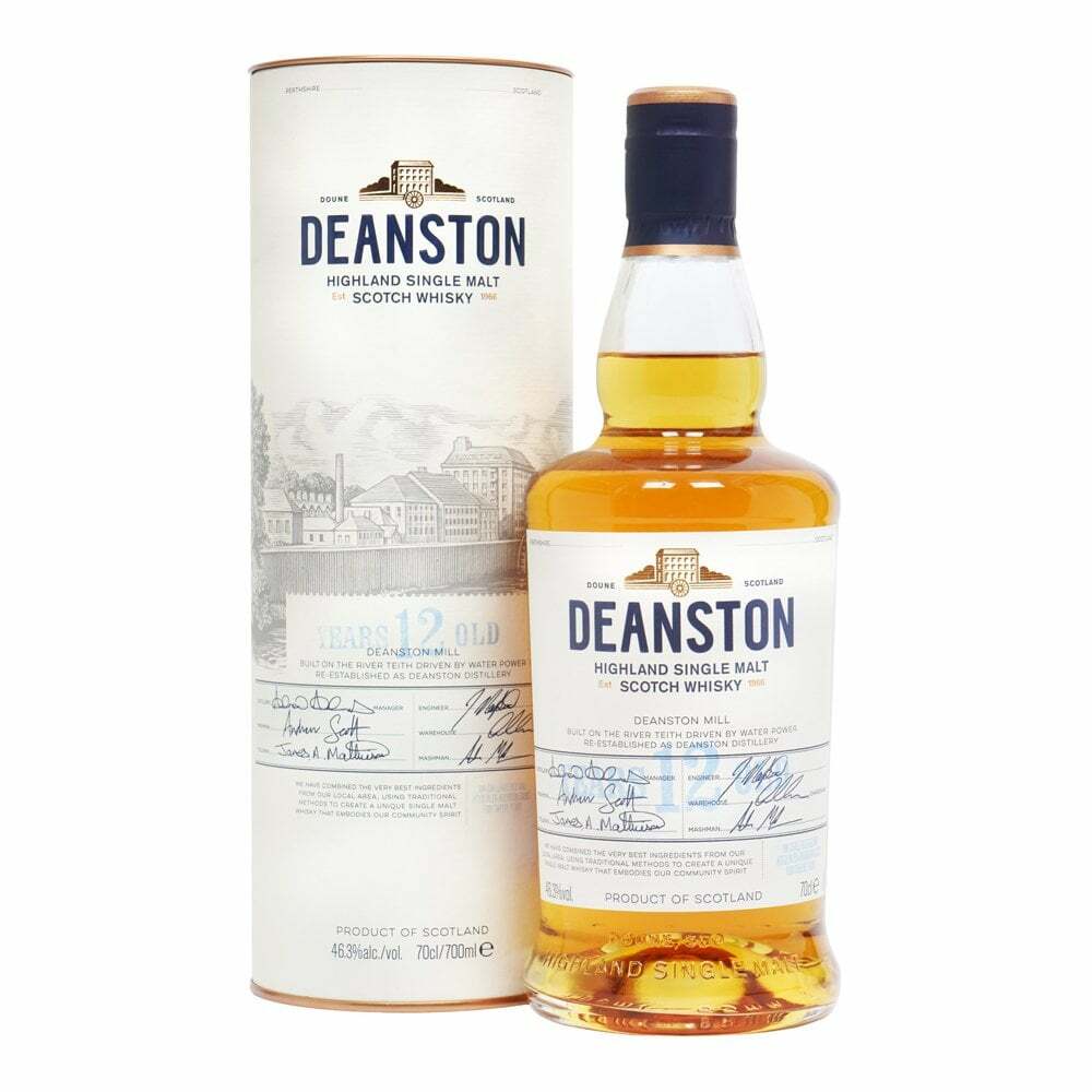 汀士頓12年單一純麥威士忌 Deanston 12 Years Single Malt Whisky