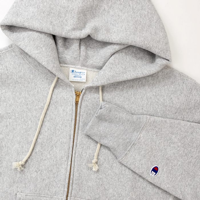 男款-RW  小C 重磅 連帽外套-灰色 C3-W103-040）