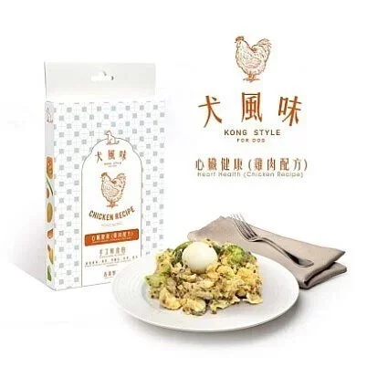 [香港製造]港風味Kong Style 犬風味鮮食包 心臟健康 (雞肉配方) 100g *新包裝