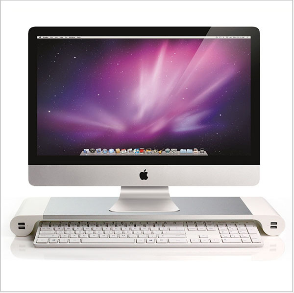 Korea JK iMac Desktop Computer LCD Monitor Elevated Base Bracket Multifunctional Desktop Stand Charging (J0269)