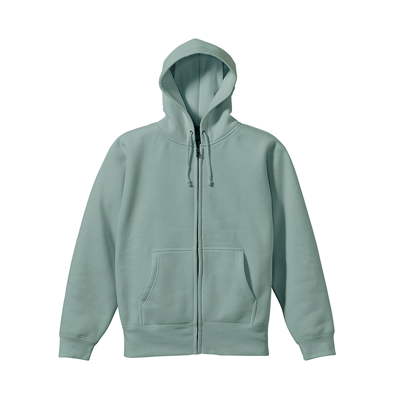 United Athle 10.0oz T/C 內刷毛連帽拉鍊外套 煙燻綠 3562001-269 [台灣現貨]