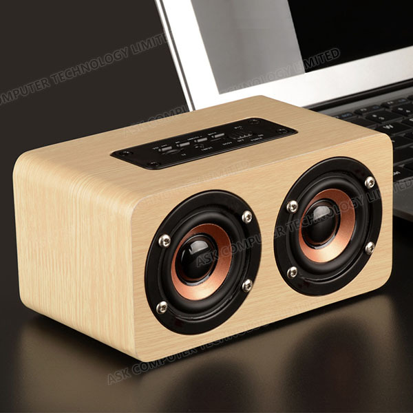Korea JK W5 Wooden Bark Bluetooth Speaker (J0020)