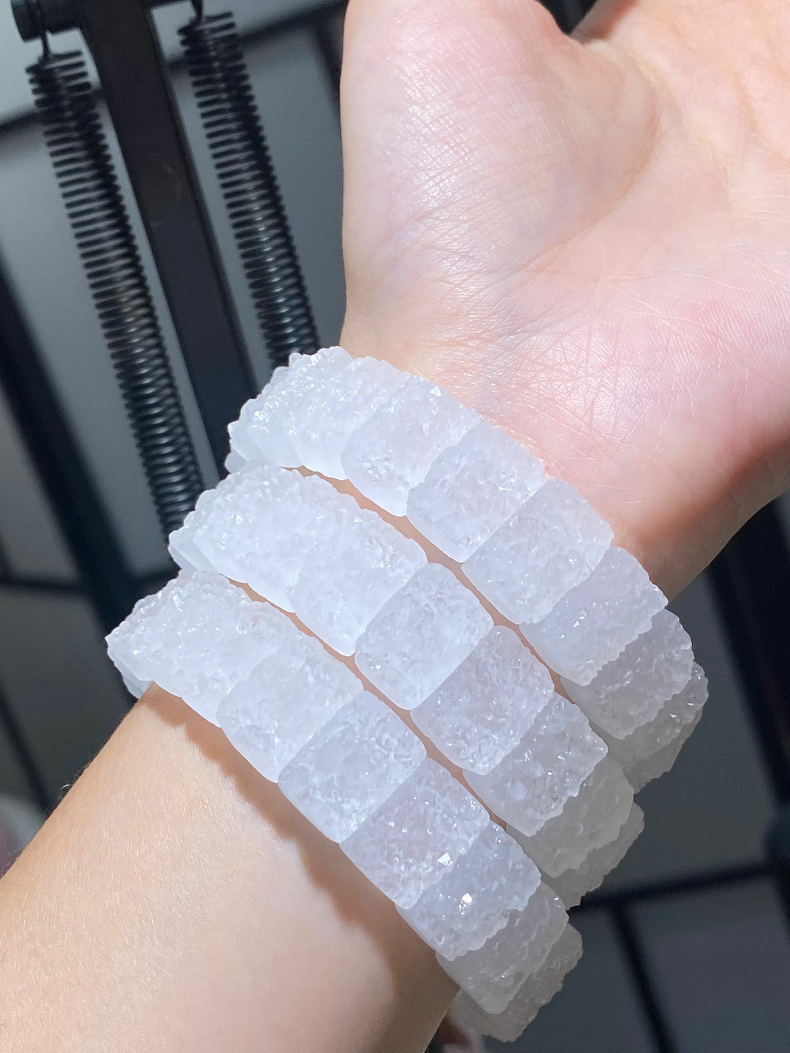 高質白晶簇手排