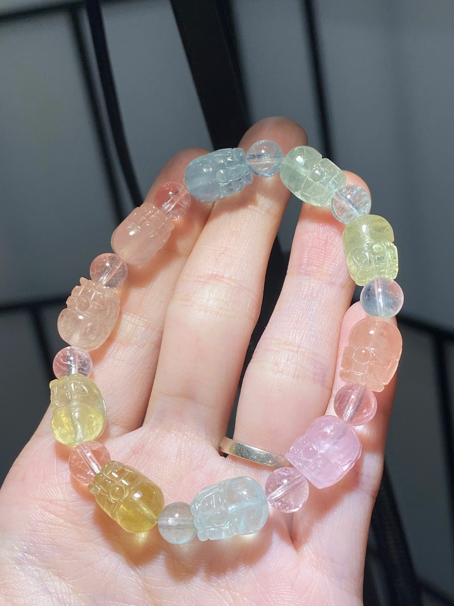 高質摩根石貔貅手串