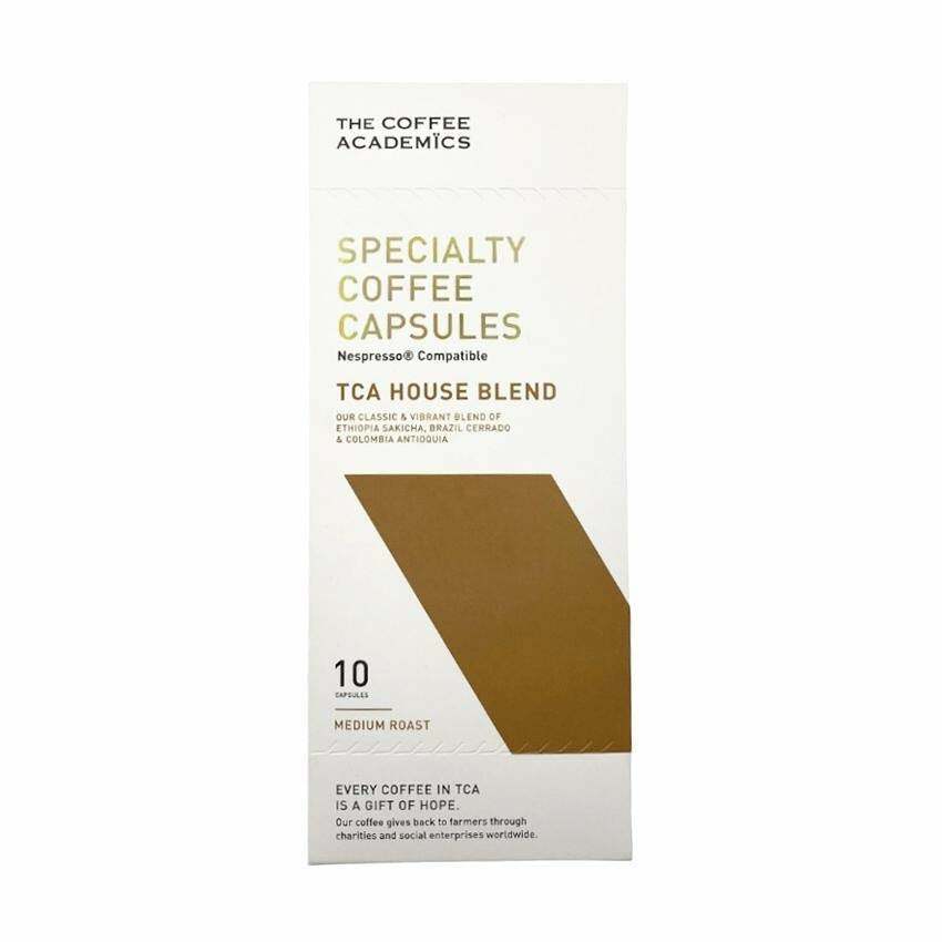 The Coffee Academics Specialty Coffee Capsules House Blend (Nespresso-compatible) 10 capsules per box