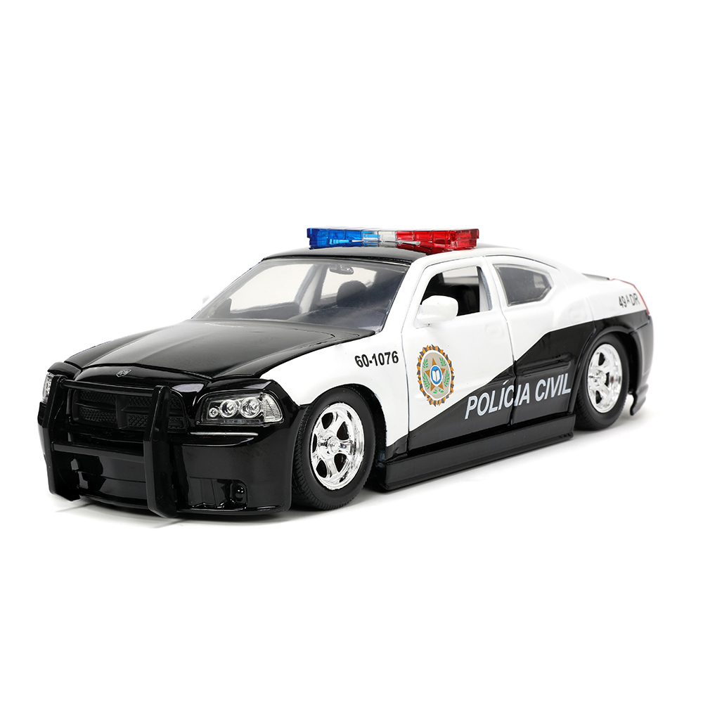 玩命關頭1:24合金車- 2006 Dodge Charger Police Car