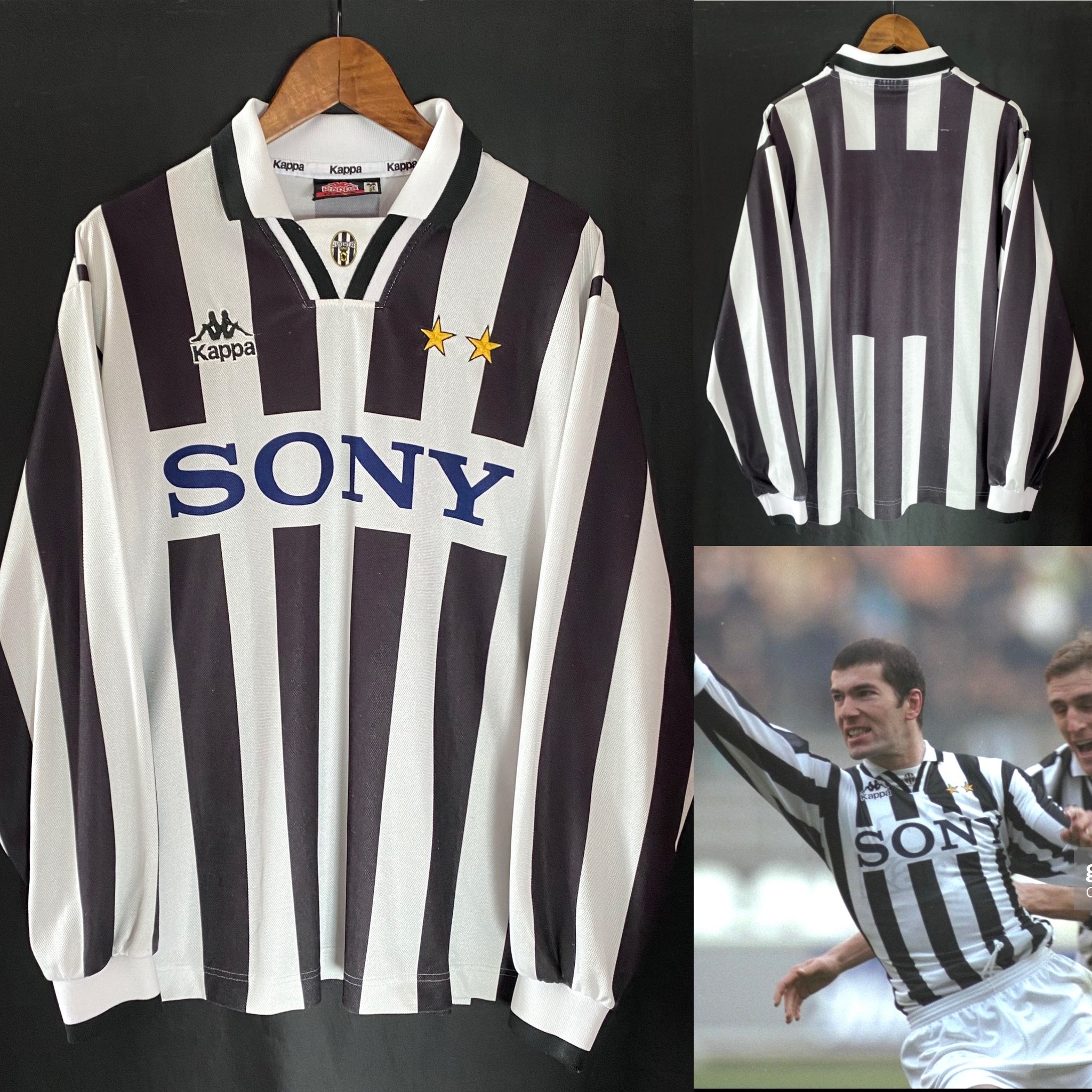 Juventus 96-97 Kappa Home long sleeve official shirt