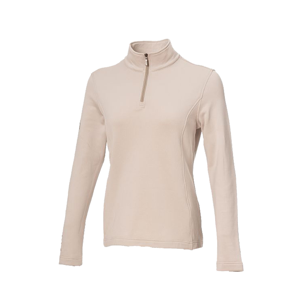 Wildland 荒野 0A72619 彈性立領拉鍊印花保暖衣 女款 (2色) 保暖/四向彈性/磨毛/旅遊/露營/登山 12W0072619