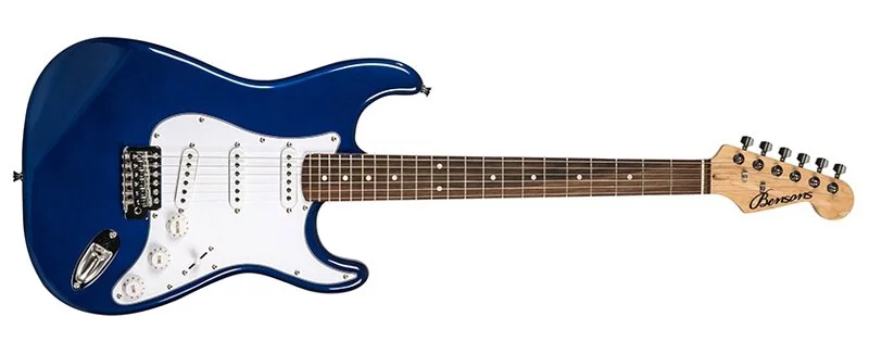 Bensons ST-1 Stratocaster 單單單拾音器 小搖座電吉他 黑色 Bensons ST-1 Stratocaster 單單單拾音器 小搖座電吉他 黑色 / 白色 （附贈琴袋、導線、背帶） 第 5 張圖片｜三峽吉他 / Bass