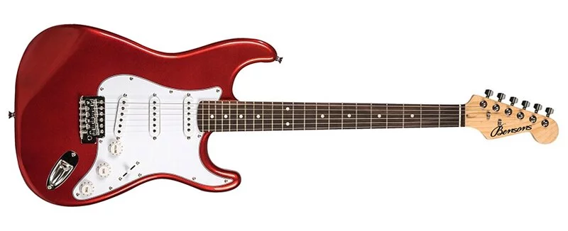 Bensons ST-1 Stratocaster 單單單拾音器 小搖座電吉他 黑色 Bensons ST-1 Stratocaster 單單單拾音器 小搖座電吉他 黑色 / 白色 （附贈琴袋、導線、背帶） 第 4 張圖片｜三峽吉他 / Bass